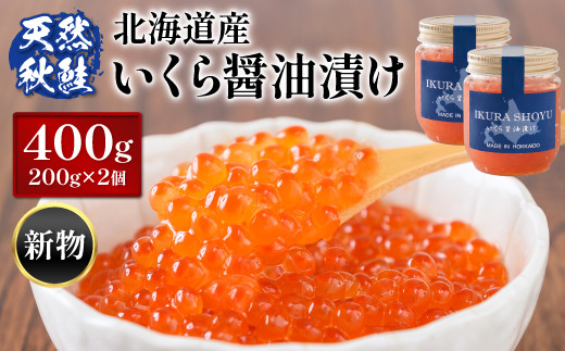 12月24日決済完了で年内発送！】新物 北海道産いくら醤油漬け400g(200g