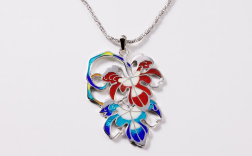 七宝純銀ペンダント | 七宝焼き 純銀 シルバー ネックレス ペンダント