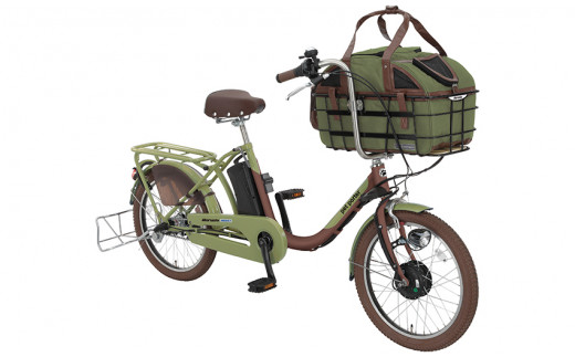 570-001 ペットポーターアシスト（丸石サイクル）マットオリーブ