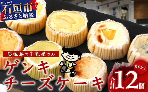 島外不出のゲンキくん製品が返礼品に!!】ゲンキチーズケーキ 12個