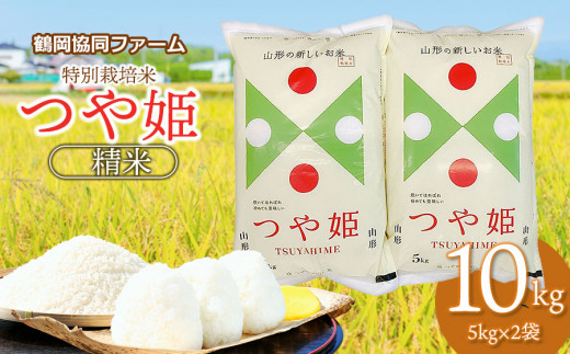 新米令和4年　山形県庄内産　つや姫　白米10kg　Ｇセレクション　特別栽培米