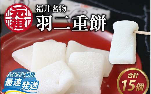 福井名物羽二重やき5ヶ入×3箱 【 菓子 和菓子 福井 銘菓 羽二重