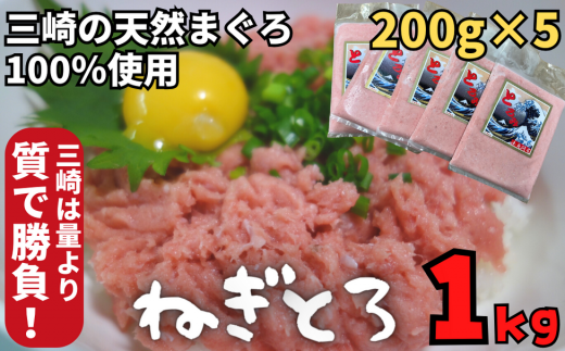 A12-036 【防腐剤、着色料不使用】自家製とろみ（ねぎとろ用）合計1