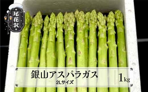 尾花沢産春アスパラガス 2Lサイズ 1kg(極太) 令和6年産 2024年産 nd 