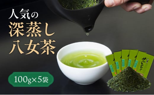 ＜八女茶＞産地直送 人気の深蒸し八女茶5本セット 緑茶 新茶 煎茶 日本茶 八女茶 深蒸し茶 茶葉 家庭用 ご自宅用 牛島製茶 -  福岡県八女市｜ふるさとチョイス - ふるさと納税サイト