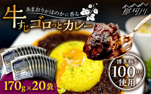 博多和牛100％使用!】あまおうがほのかに香る 牛すじゴロっとカレー