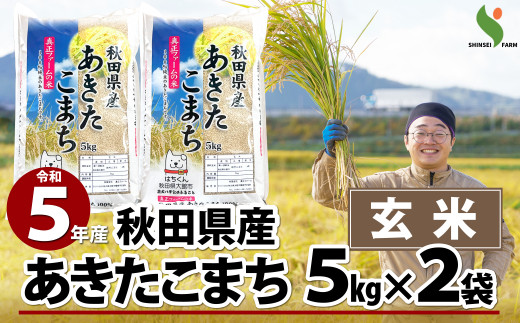 50P9023 【令和5年産】秋田県特別栽培米あきたこまち「あいがも米」5kg