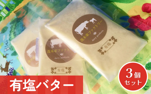 【宮城県石巻市】有塩バター 3個セット