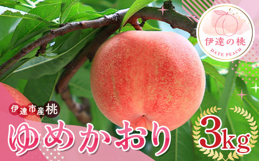 福島の桃 ゆめかおり 3kg 2025年9月中旬～2025年9月下旬 2025年出荷分 先行予約 予約 新品種 超大玉 大玉 固め 伊達の桃 桃 もも  モモ 果物 くだもの フルーツ 国産 食品 F20C-839 - 福島県伊達市｜ふるさとチョイス - ふるさと納税サイト