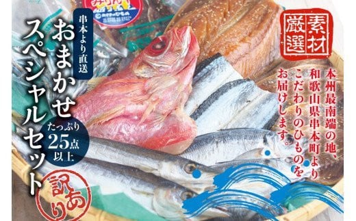 和歌山の近海でとれた新鮮魚の梅塩干物と湯浅醤油みりん干し6品種10尾