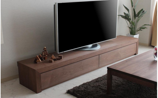 ICHI TV Borad 2400mm】ウォールナット オイルフィニッシュ リモコン対応 シンプルで重厚なデザインのテレビボード 家具 テレビ台  テレビボード TVボード AVボード 棚 リビングボード サイドボード ローボード MUFactory - 福岡県大川市｜ふるさとチョイス -  ふるさと納税 ...