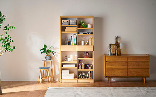 葉山家具 オープン書棚850(CO-68) ブラウン 葉山家具 オープン書棚