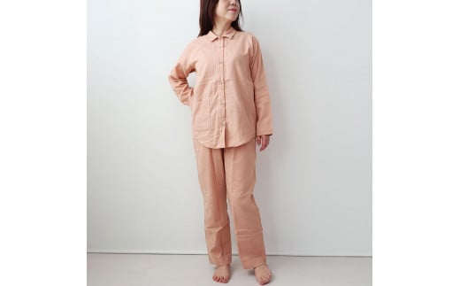 ふるさと納税 服 女 京都府 京都市  岩本繊維 和晒京ふたえガーゼ レディースパジャマ Sサイズ・ピンク Sサイズ・ピンク sd1_526592a075562b2a2bc5332b66