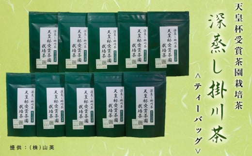 １９５７ 天皇杯受賞茶園栽培茶 深蒸し掛川茶 ティーバッグ 5ｇ × 10個 × 10袋 計100個 山英 - 静岡県掛川市｜ふるさとチョイス -  ふるさと納税サイト