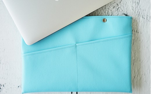 PVCレザーパソコンケース（クラッチバッグ）「match」13インチ用