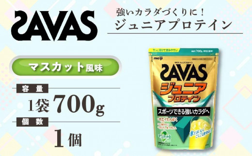 GJ174 明治 ザバス ジュニアプロテイン マスカット風味 700g（約50食分）【SAVAS ザバス プロテイン 人気プロテイン 明治プロテイン  健康 健康食品 美容 ボディメイク 体づくり 筋トレ 岡山県 倉敷市 人気 おすすめ】 - 岡山県倉敷市｜ふるさとチョイス ...