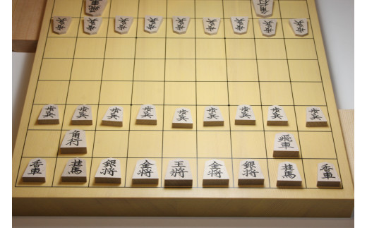 06D8002 将棋駒と将棋盤のセット(押駒・折盤) - 山形県天童市 