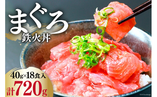 マグロ 鉄火丼 小分け 40g×6食×3袋 計18食分 計720g [TS-フーズ