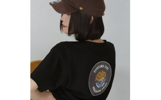 ふるさと納税 服 女 千葉県 館山市 バックプリント 館山市 マンホールTシャツ 黒 Sサイズ 1489884 バックプリント 館山市 マンホールTシャツ 黒 Sサイズ【1489884