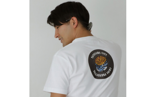ふるさと納税 館山市 バックプリント 館山市 マンホールTシャツ 白 XLサイズ バックプリント 館山市 マンホールTシャツ 白 Sサイズ【1489877
