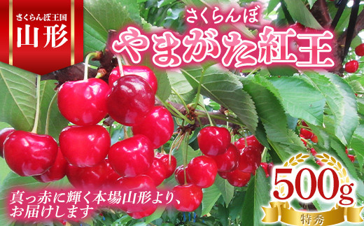 山形県置賜産 さくらんぼ やまがた紅王 500g バラパック 特秀 3L以上 F21B-073 - 山形県高畠町｜ふるさとチョイス -  ふるさと納税サイト