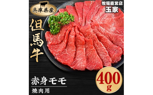【兵庫県太子町】但馬牛 赤身 焼肉用 400g 兵庫県産【1131678】