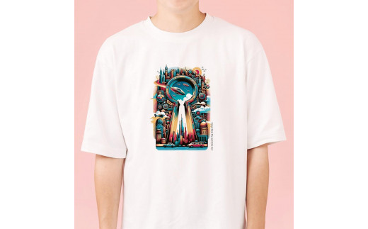ふるさと納税 服 大阪府 堺市 古墳Tシャツ「時空を超える」 サイズ：S サイズ：S sd1_0cebeca771e2f857c0f98e2686