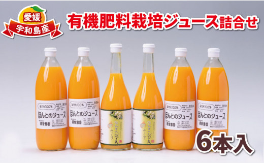 みかん ジュース 1000ml ×4本 ミックス ジュース 720ml ×2本 ほんとのみかん清家農園 有機肥料 みかんジュース ストレートジュース  100%ジュース 蜜柑 果物 フルーツ ストレート 果汁 飲料 柑橘 農家直送 産地直送 数量限定 国産 愛媛 宇和島 H018-040004 -  愛媛県宇和島 ...