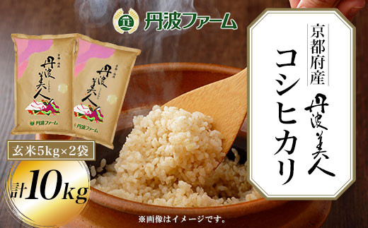 令和6年産＞京都府産コシヒカリ 丹波美人 玄米5kg×2袋 計10kg