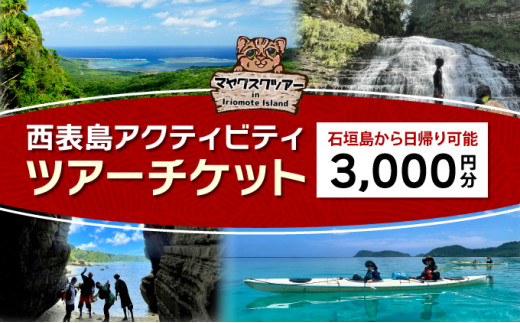 旅行券 沖縄 チケット 西表島 アクティビティ ツアーチケット 3,000円 旅行クーポン 旅行 体験 観光 クーポン -  沖縄県竹富町｜ふるさとチョイス - ふるさと納税サイト