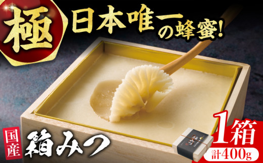 先行受付 令和6年12月より発送】極箱みつ 400g 蜂蜜 はちみつ ハチミツ 高級 濃厚 バター ハニー クリーム 箱蜜 蜂蜜 広川町 /  株式会社九州蜂の子本舗 [AFAI010] - 福岡県広川町｜ふるさとチョイス - ふるさと納税サイト