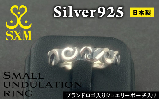 ふるさと納税 アクセサリー リング 茨城県 常総市 Small undulation ring スモール アンジュレーション リング 指輪 うねり リング 普段使い 重ね付け しやす… Small undulation ring スモール アンジュレーション リング