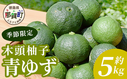 先行受付・期間限定】徳島県那賀町産 木頭ゆず 青ゆず 5Kg (約60個) 【8月下旬頃より発送】徳島 木頭地区 栽培期間中農薬・化学肥料不使用 柚子  ユズ 青柚子 黄金の村 国産 新鮮 薬味 柑橘 産地直送 OM-137 - 徳島県那賀町｜ふるさとチョイス - ふるさと納税サイト