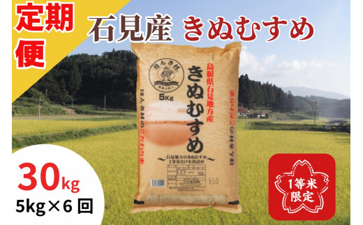 令和6年産】【新米先行予約】石見産きぬむすめ30kg(5kg×6回コース）【定期便】＜2024年10月8日より発送＞【1939】 -  島根県浜田市｜ふるさとチョイス - ふるさと納税サイト