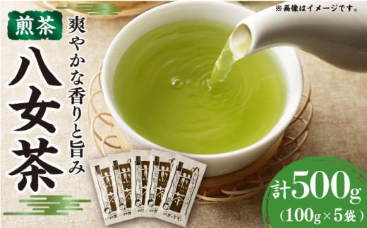 八女茶 煎茶5袋セット 合計500g (100g×5袋) おちゃ お茶 煎茶 セット