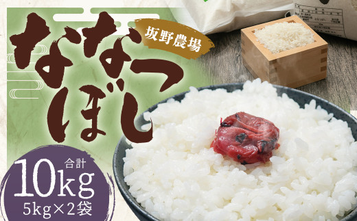 【北海道蘭越町】令和7年産 らんこし米 ななつぼし10kg(5kg×2) 【2025年10月下旬発送開始予定】