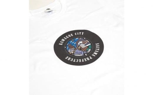 ふるさと納税 服 埼玉県 川越市 バックプリント 川越市 マンホールTシャツ（黒・Lサイズ） ／ ファッション 服 埼玉県 バックプリント 川越市 マンホールTシャ… バックプリント 川越市 マンホールTシャツ（黒・XLサイズ