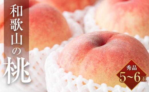 和歌山県産 旬 の 桃 5～6玉入り 秀品【2026年6月下旬より順次発送