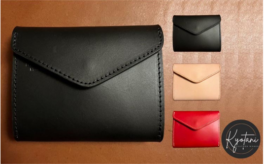 財布 美しいヌメ革で作られた手のひらサイズのミニウォレット