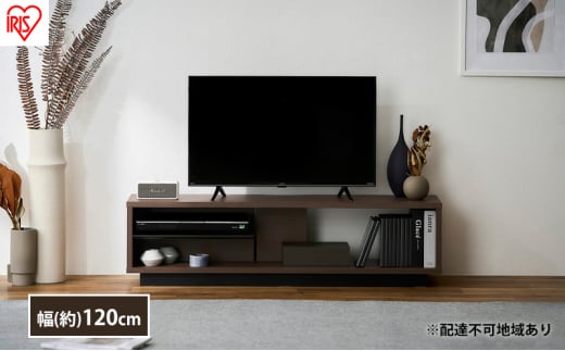 テレビ台 ローボード 幅120 TV台 OTS-120SR ウォールナット