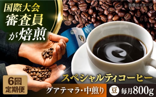 全6回定期便】コーヒー豆 自家焙煎 中煎り グアテマラ 200g×4 TSUKIKOYA COFFEE ROASTER ツキコヤ 珈琲 こだわり  横須賀【株式会社RUINS】 [AKAD014] - 神奈川県横須賀市｜ふるさとチョイス - ふるさと納税サイト