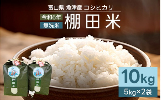 早期予約】米 令和6年 コシヒカリ 10kg 無洗米 棚田米 (5kg×2袋) ヤギの杜｜富山 こめ コメ お米 おこめ 白米 精米 新米  ※北海道・沖縄・離島への配送不可 ※2024年10月上旬頃より順次発送予定◇ - 富山県魚津市｜ふるさとチョイス - ふるさと納税サイト