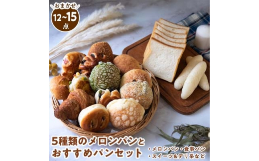 5種類のメロンパンとおすすめパンのお楽しみセット【1044290】 - 長野県南箕輪村｜ふるさとチョイス - ふるさと納税サイト