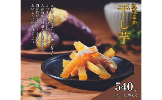 【栃木県さくら市】そうかんの干し芋栃木紅はるか(計540g/45g×12袋)|国産 栃木県産 ほしいも スティックタイプ 低脂質 こども おやつ おつまみ お菓子 壮関