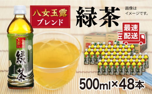 八女 玉露入り 緑茶 500ml × 48本 糸島市 / スターナイン [ARM025] お茶 ペットボトル - 福岡県糸島市｜ふるさとチョイス -  ふるさと納税サイト