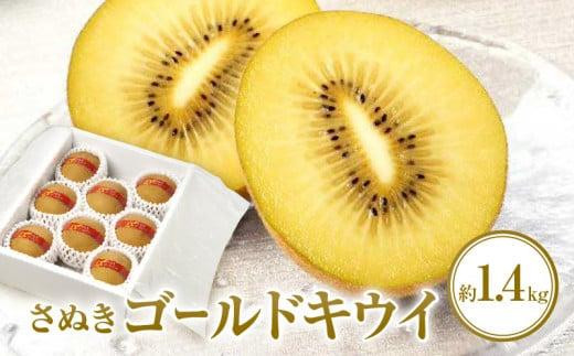 さぬきゴールドキウイ化粧箱 約1.4kg【2026年10月中旬～2027年1月下旬