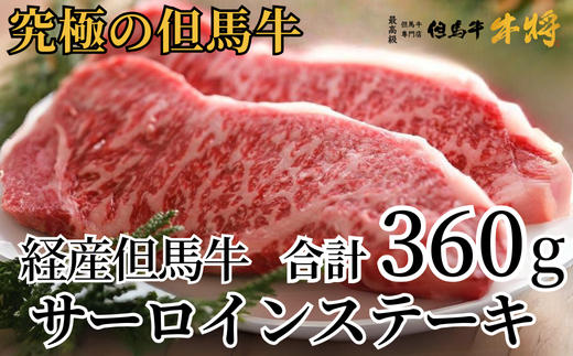 【但馬牛 サーロインステーキ180g×2 合計360g 経産但馬牛 冷凍 産地直送】発送目安：入金確認後1ヶ月程度  配送日の指定はできません。日本の黒毛和牛のルーツは香美町にあり 但馬牛は神戸牛、仙台牛、飛騨牛のルーツ牛です 牛肉 ステーキ しゃぶしゃぶ