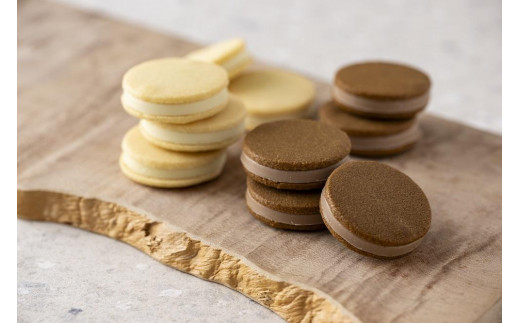 あら、りんご。】りんごバタークッキー チョコ＆ホワイトチョコ 各5個