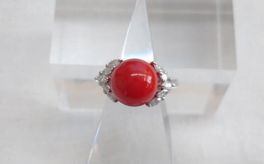 【高知県宿毛市】海の秘宝珊瑚:リング07