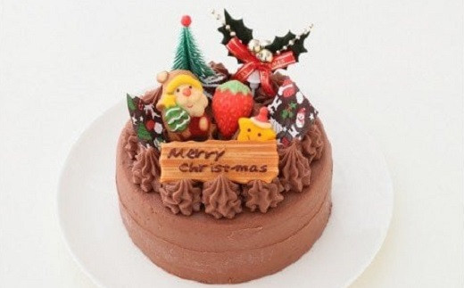 クリスマスケーキ クリスマスガナッシュ 5号 ホール 【2026年12月18日